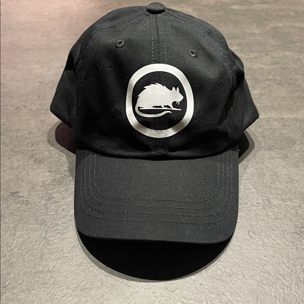 Black Cap with White Logo